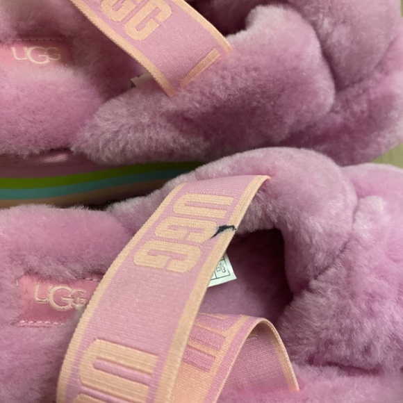 Ugg Multicolored Disco Knot Slides Size 10 - Picture 3 of 16